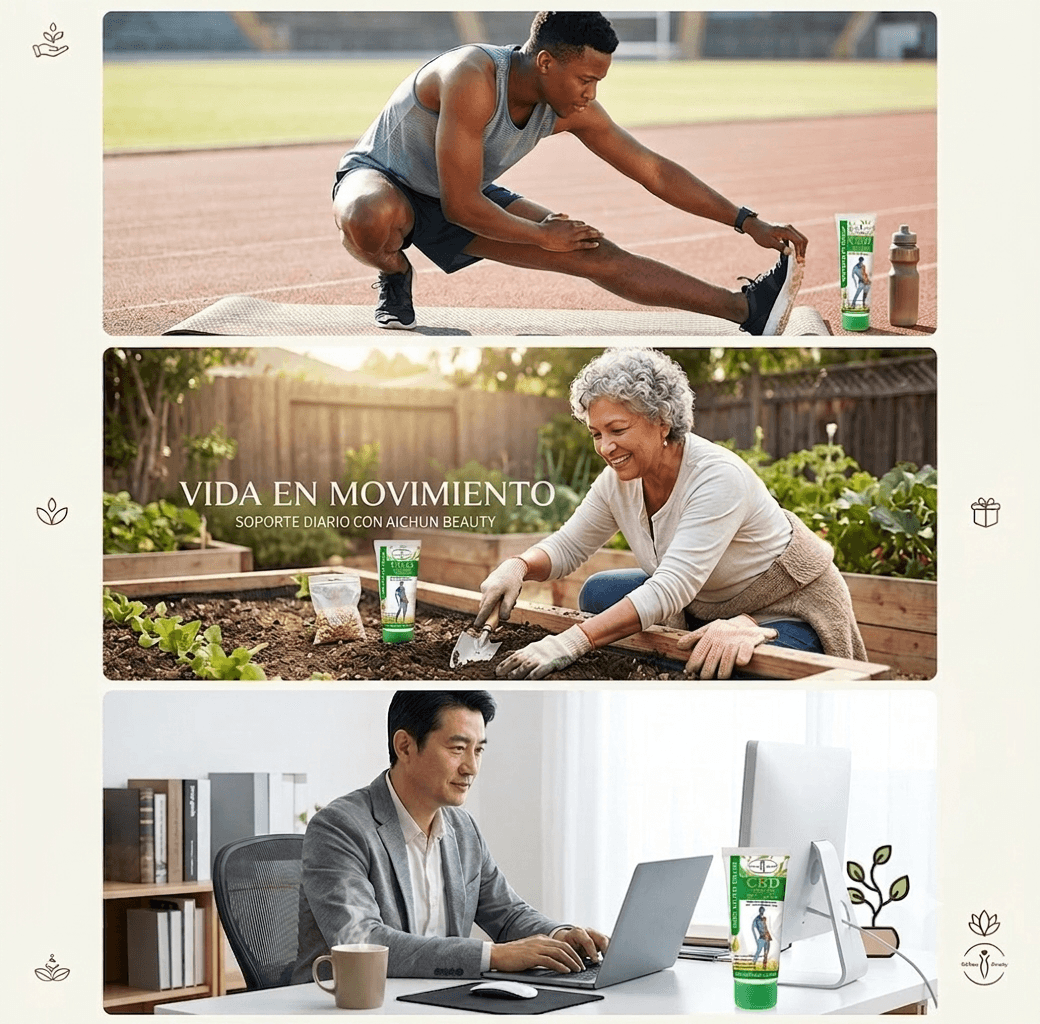 Perfecta para atletas, personas mayores o quienes buscan alivio natural.